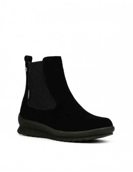 Botines Planos Coronel Tapiocca Mujer Negro C1070-1