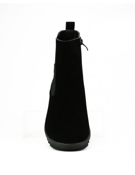 Botines Planos Coronel Tapiocca Mujer Negro C1070-1