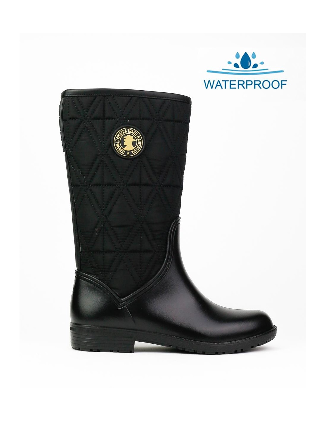 Botas Agua Coronel Tapiocca Mujer Negro C1120-1