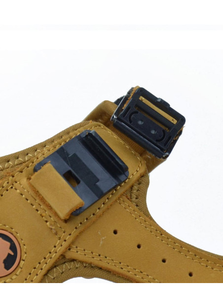 Sandalias Con Velcro Coronel Tapiocca Hombre Mostaza T612-8