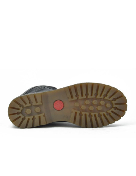 Botines Cordones Coronel Tapiocca Mujer Negro C205-11