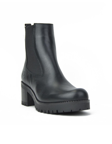 Botines Cordones Coronel Tapiocca Mujer Negro C230-11
