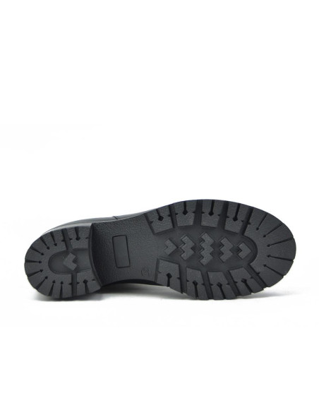Botines Cordones Coronel Tapiocca Mujer Negro C230-11