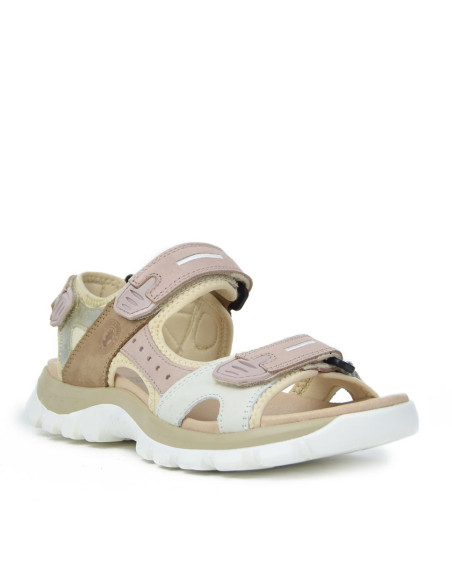 Sandalias Con Velcro Coronel Tapiocca Mujer Rosa Hielo T275-3