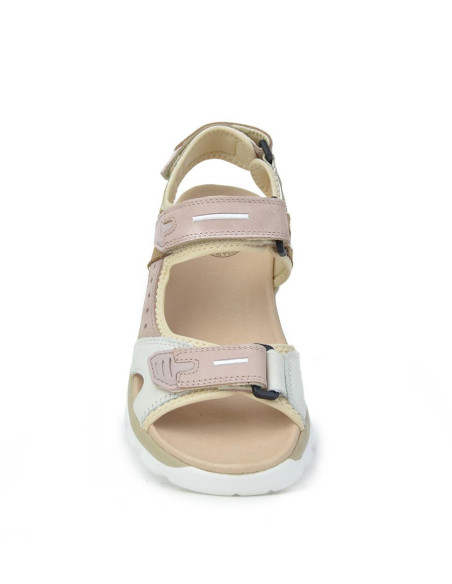Sandalias Con Velcro Coronel Tapiocca Mujer Rosa Hielo T275-3