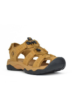 Sandalias Con Vecro Coronel Tapiocca Hombre Mostaza T222-3 2