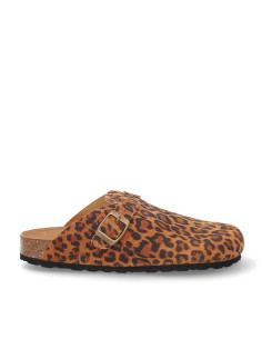Zuecos Coronel Tapiocca Mujer Leopardo Ct719-10