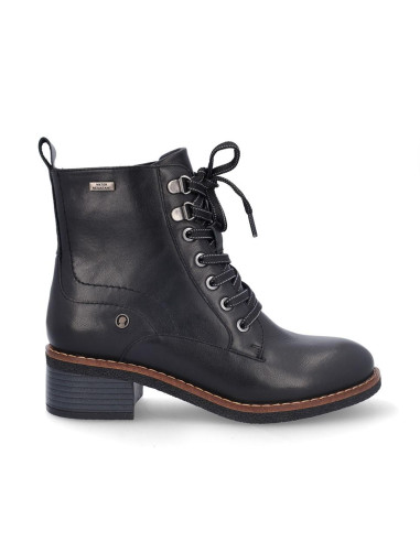 Botienes Cordones Coronel Tapiocca Mujer Negro T731-11