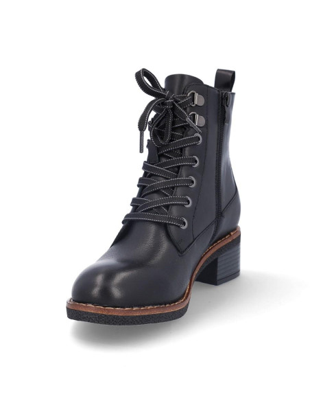 Botienes Cordones Coronel Tapiocca Mujer Negro T731-11 Botienes Cordones Coronel Tapiocca Mujer Negro T731-11