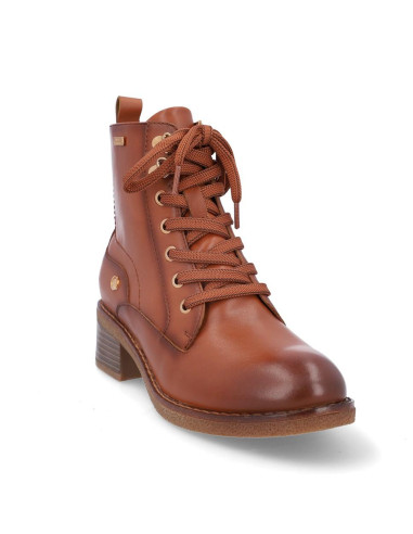 Botines Cordones Coronel Tapiocca Mujer Camel T731-33