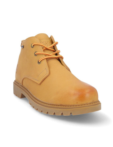 Botines Cordones Coronel Tapiocca Hombre Mostaza T778-15