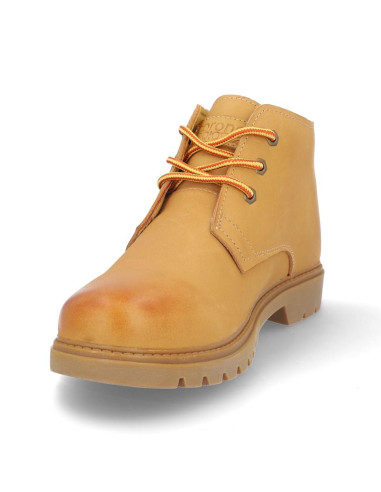 Botines Cordones Coronel Tapiocca Hombre Mostaza T778-15