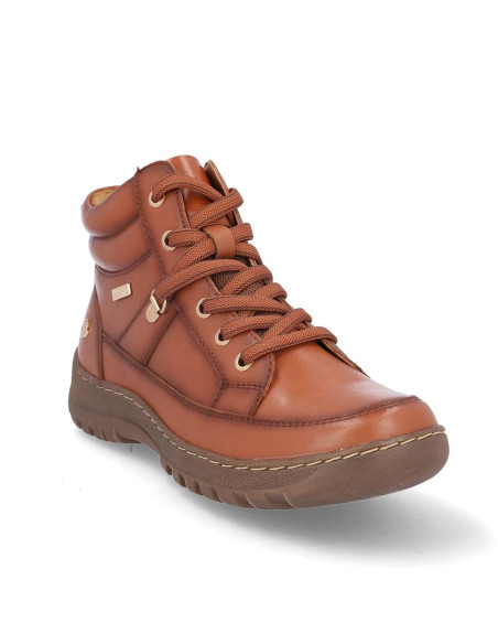 Botines Cordones Coronel Tapiocca Mujer Camel T12-23
