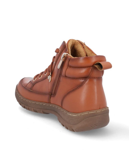 Botines Cordones Coronel Tapiocca Mujer Camel T12-23