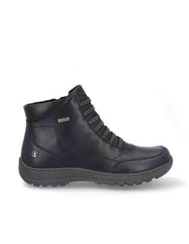 Botines Cordones Coronel Tapiocca Mujer Negro T714-11