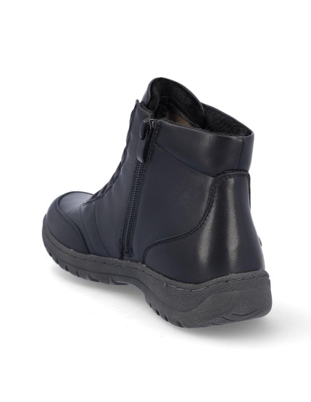 Botines Cordones Coronel Tapiocca Mujer Negro T714-11 Botines Cordones Coronel Tapiocca Mujer Negro T714-11