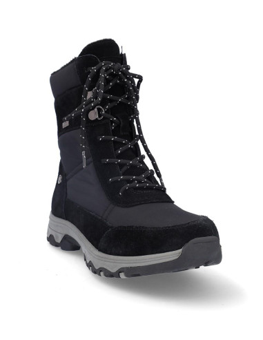 Botines Cordones Coronel Tapiocca Mujer Negro T721-1