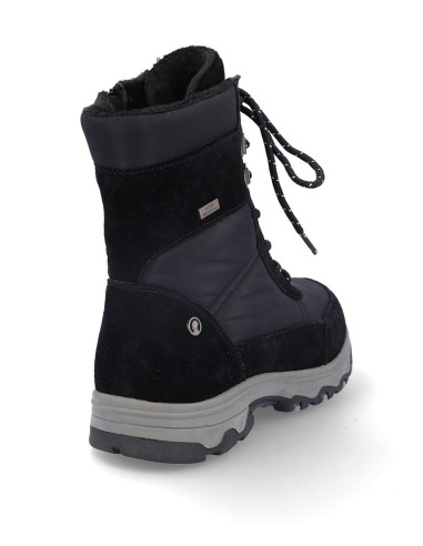 Botines Cordones Coronel Tapiocca Mujer Negro T721-1