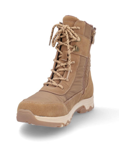 Botines Cordones Coronel Tapiocca Mujer Taupe T721-7