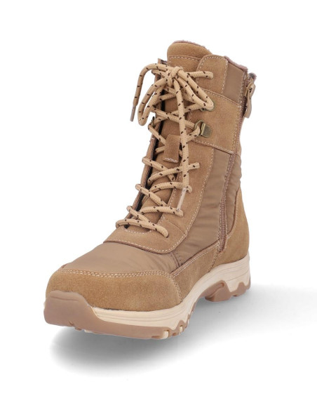 Botines Cordones Coronel Tapiocca Mujer Taupe T721-7 Botines Cordones Coronel Tapiocca Mujer Taupe T721-7