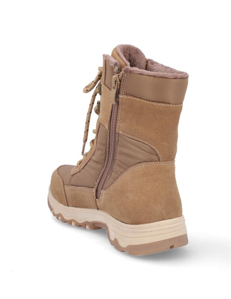 Botines Cordones Coronel Tapiocca Mujer Taupe T721-7 Botines Cordones Coronel Tapiocca Mujer Taupe T721-7