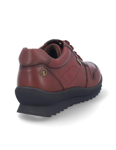 Zapatos Cordones Coronel Tapiocca Mujer Burdeos T727-15
