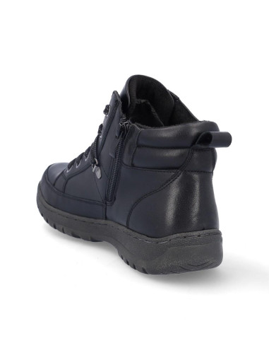 Botines Cordones Coronel Tapiocca Mujer Negro T712-11