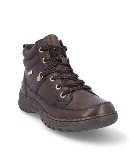 Botines Cordones  Coronel Tapiocca Mujer Marron T12-18