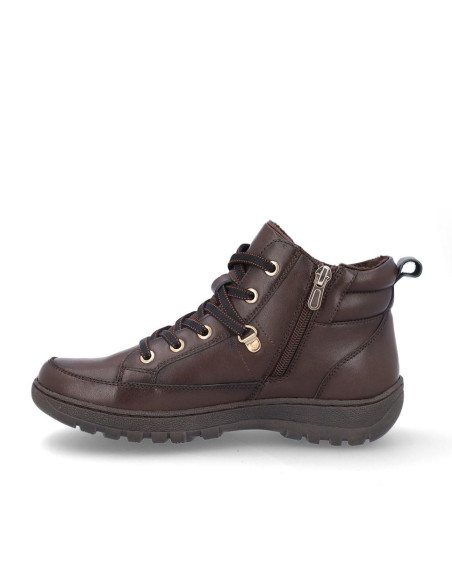 Botines Cordones  Coronel Tapiocca Mujer Marron T12-18