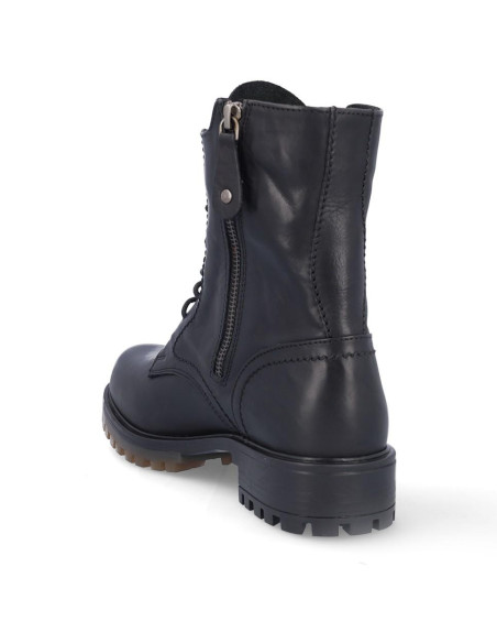 Botines Cordones Coronel Tapiocca Mujer Negro C380-11