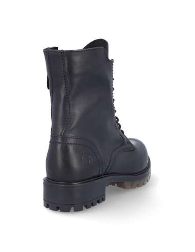 Botines Cordones Coronel Tapiocca Mujer Negro C380-11