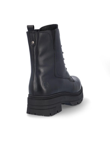 Botas Cordones Coronel Tapiocca Mujer Negro C356-11
