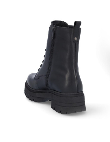 Botas Cordones Coronel Tapiocca Mujer Negro C356-11