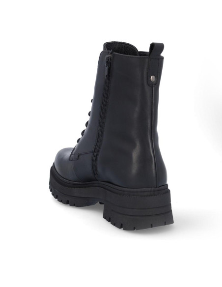 Botas Cordones Coronel Tapiocca Mujer Negro C356-11 Botas Cordones Coronel Tapiocca Mujer Negro C356-11