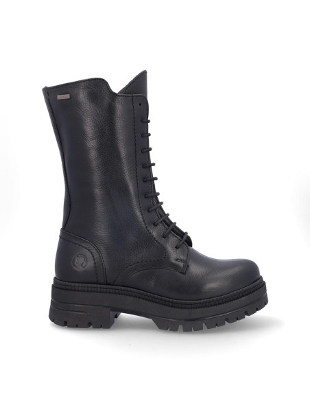 Botas Cordones Coronel Tapiocca Negro Mujer C357-11 Botas Cordones Coronel Tapiocca Negro Mujer C357-11