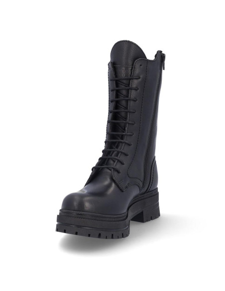 Botas Cordones Coronel Tapiocca Negro Mujer C357-11 Botas Cordones Coronel Tapiocca Negro Mujer C357-11