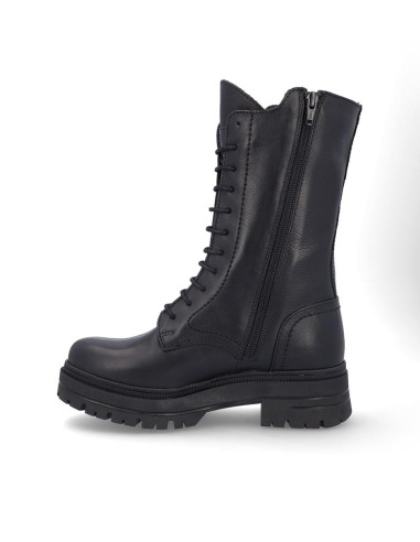 Botas Cordones Coronel Tapiocca Negro Mujer C357-11
