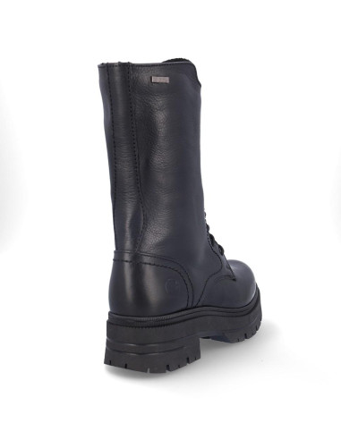 Botas Cordones Coronel Tapiocca Negro Mujer C357-11