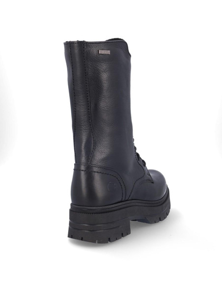 Botas Cordones Coronel Tapiocca Negro Mujer C357-11 Botas Cordones Coronel Tapiocca Negro Mujer C357-11