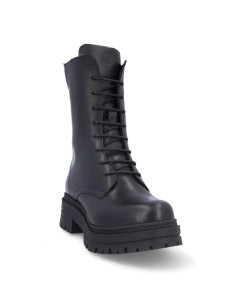 Botas Cordones Coronel Tapiocca Mujer Negro C352-11 2