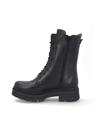 Botas Cordones Coronel Tapiocca Mujer Negro C352-11