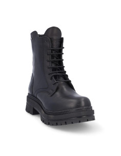 Botas Cordones Coronel Tapiocca Mujer Negro C354-11 2