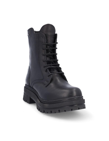 Botas Cordones Coronel Tapiocca Mujer Negro C354-11