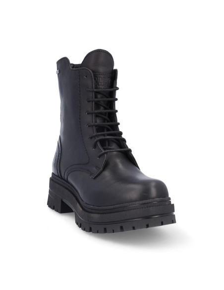 Botas Cordones Coronel Tapiocca Mujer Negro C354-11