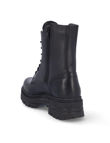 Botas Cordones Coronel Tapiocca Mujer Negro C354-11