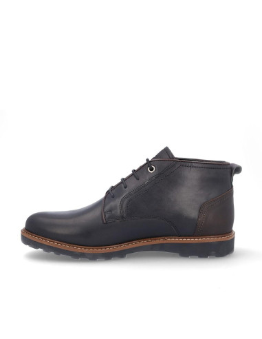 Botines Cordones Coronel Tapiocca Hombre Negro Marron C320-11