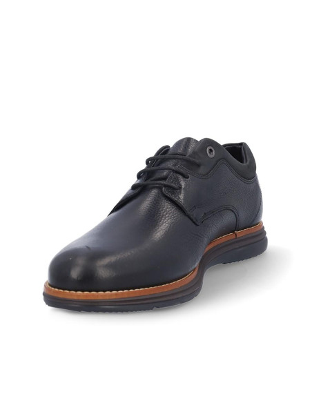 Zapato Cordones Corornel Tapiocca Negro C311-11