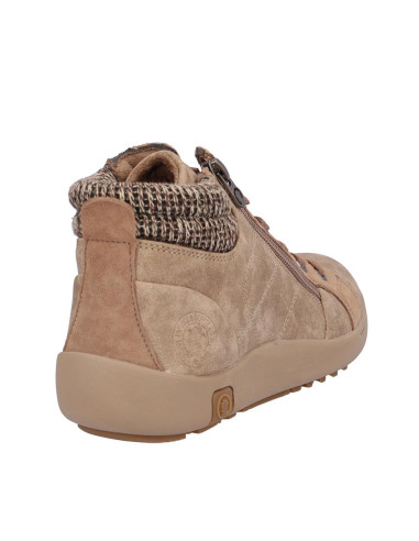 Botines Cordones Coronel Tapiocca Mujer Beige T701-1
