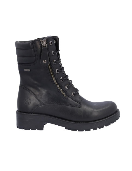Botas Cordones Coronel Tapiocca Mujer Negro C374-11