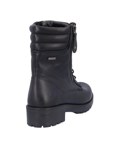 Botas Cordones Coronel Tapiocca Mujer Negro C374-11
